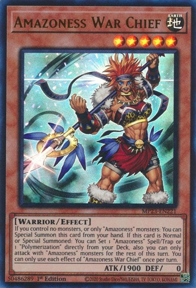 Amazoness War Chief (MP23-EN221) [25th Anniversary Tin: Dueling Heroes Mega Pack]