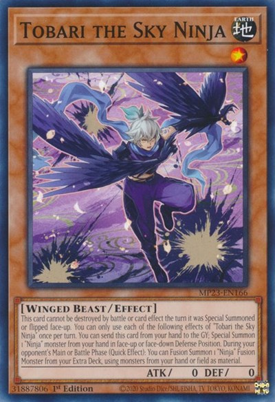 Tobari the Sky Ninja (MP23-EN166) [25th Anniversary Tin: Dueling Heroes Mega Pack]