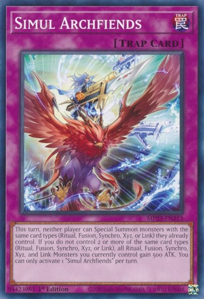 Simul Archfiends (MP23-EN213) [25th Anniversary Tin: Dueling Heroes Mega Pack]
