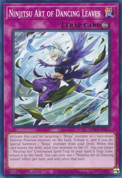 Ninjitsu Art of Dancing Leaves (MP23-EN212) [25th Anniversary Tin: Dueling Heroes Mega Pack]