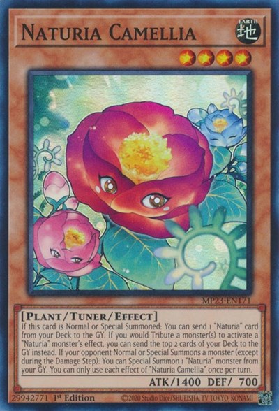 Naturia Camellia (MP23-EN171) [25th Anniversary Tin: Dueling Heroes Mega Pack]