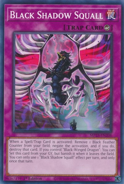 Black Shadow Squall (MP23-EN208) [25th Anniversary Tin: Dueling Heroes Mega Pack]