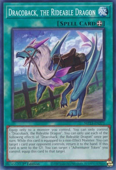 Dracoback, the Rideable Dragon (MP23-EN271) [25th Anniversary Tin: Dueling Heroes Mega Pack]