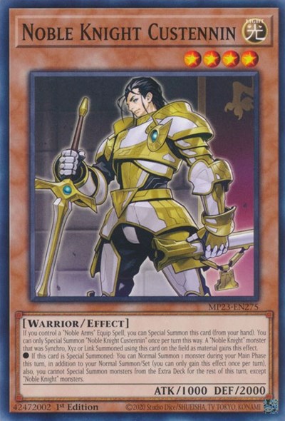 Noble Knight Custennin (MP23-EN275) [25th Anniversary Tin: Dueling Heroes Mega Pack]
