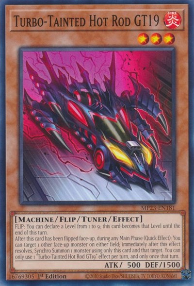 Turbo-Tainted Hot Rod GT19 (MP23-EN181) [25th Anniversary Tin: Dueling Heroes Mega Pack]