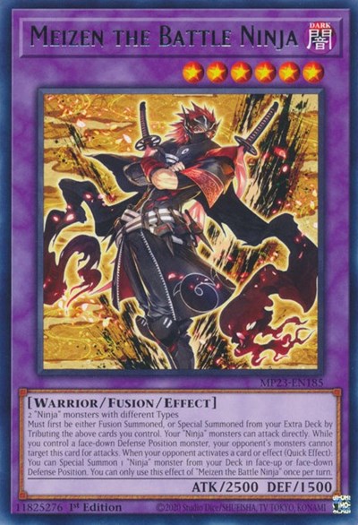 Meizen the Battle Ninja (MP23-EN185) [25th Anniversary Tin: Dueling Heroes Mega Pack]