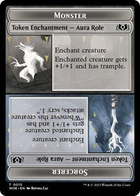 Monster Role / Sorcerer Role Token (15) [Wilds of Eldraine]