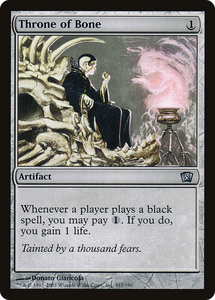 Throne of Bone (8ED-317★) - 8th Edition Foil