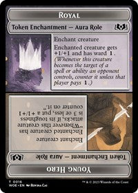 Royal Role / Young Hero Role Token (16) [Wilds of Eldraine]