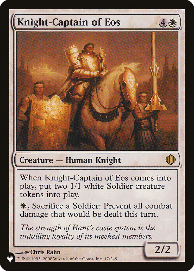 Knight-Captain of Eos (LIST-ALA-17) - The List