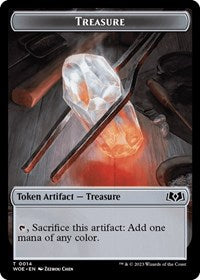 Treasure // Food (0012) Double-Sided Token (14 // 12) [Wilds of Eldraine]