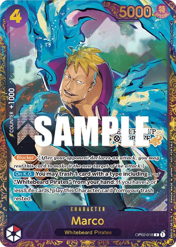 Marco (Treasure Cup) (OP02-018) [One Piece Promotion Cards]