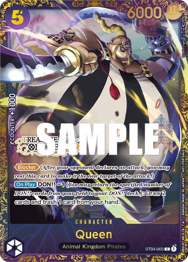 Queen (Treasure Cup) (ST04-005) [One Piece Promotion Cards]