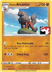 Hisuian Arcanine (084/196) [Prize Pack Series Cards]