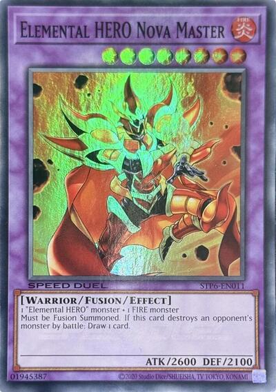 Elemental HERO Nova Master (STP6-EN011) [Speed Duel: Tournament Pack 6]