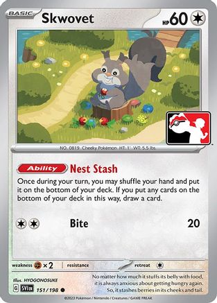Skwovet 151/198  Prize Pack Series Cards - Common