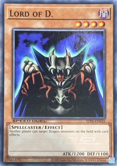 Lord of D. (STP6-EN016) [Speed Duel: Tournament Pack 6]