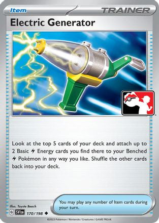 Electric Generator 170/198  - Holofoil Prize Pack Series Cards - Uncommon