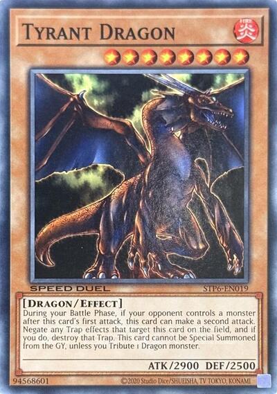 Tyrant Dragon (STP6-EN019) [Speed Duel: Tournament Pack 6]