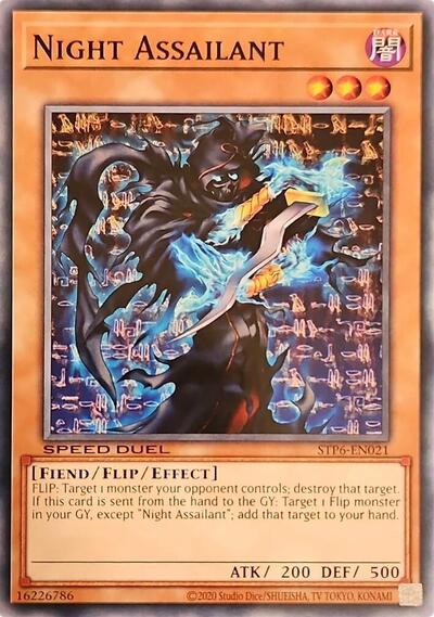 Night Assailant (STP6-EN021) [Speed Duel: Tournament Pack 6]