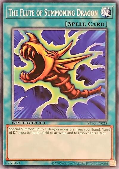 The Flute of Summoning Dragon (STP6-EN025) [Speed Duel: Tournament Pack 6]