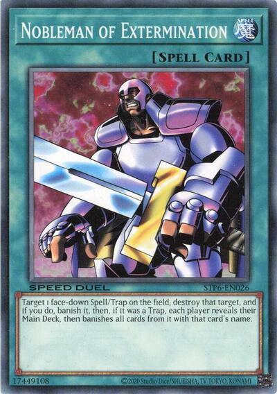 Nobleman of Extermination (STP6-EN026) [Speed Duel: Tournament Pack 6]