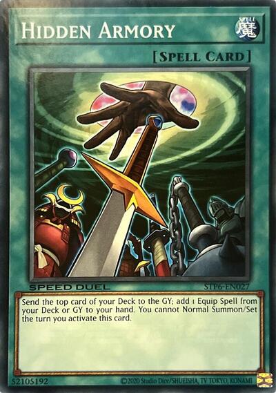 Hidden Armory (STP6-EN027) [Speed Duel: Tournament Pack 6]