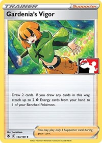 Gardenia's Vigor (143/189) [Prize Pack Series Cards]