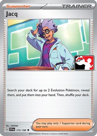Jacq 175/198  - Holofoil Prize Pack Series Cards - Uncommon