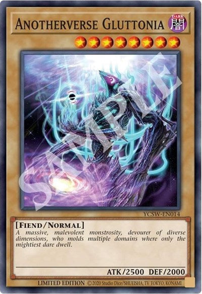 Anotherverse Gluttonia (SR) (YCSW-EN014) [Yu-Gi-Oh! Championship Series Prize Cards]