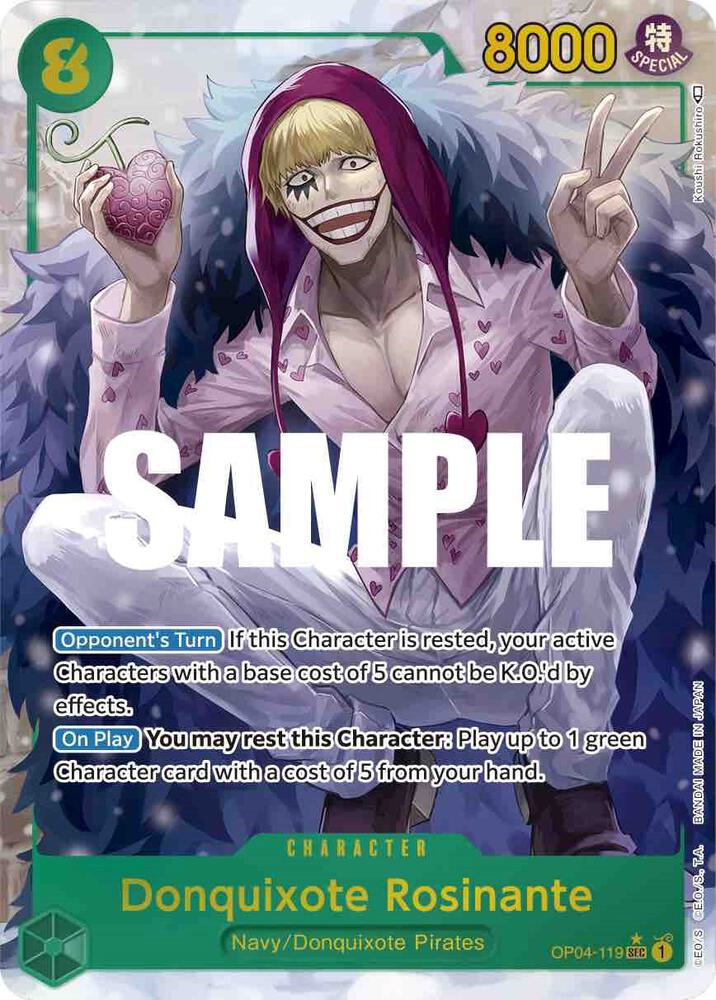 Donquixote Rosinante (Alternate Art) (OP04-119) [Kingdoms of Intrigue]