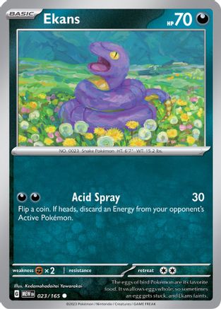 Ekans 023/165  SV Scarlet & Violet 151 - Common