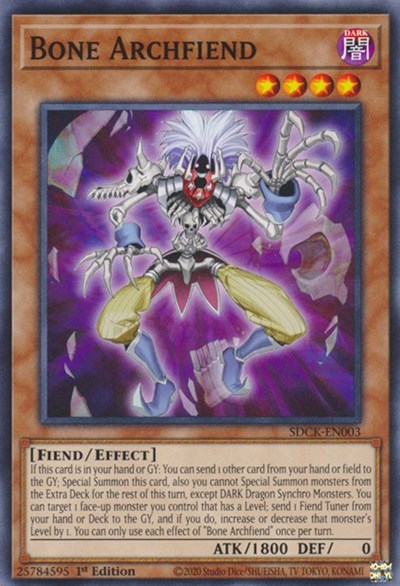 Bone Archfiend (SDCK-EN003) [Structure Deck: The Crimson King]