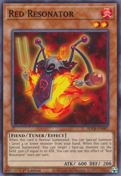 Red Resonator (SDCK-EN007) [Structure Deck: The Crimson King]