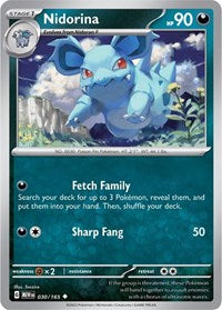 Nidorina (030/165) [SV: Scarlet & Violet 151]