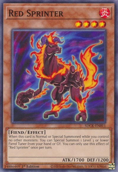 Red Sprinter (SDCK-EN011) [Structure Deck: The Crimson King]