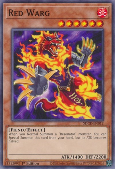 Red Warg (SDCK-EN012) [Structure Deck: The Crimson King]