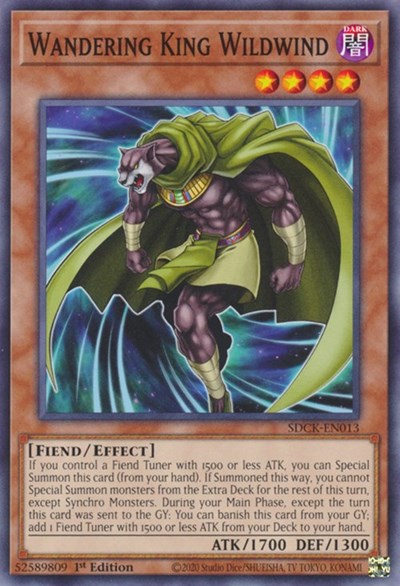 Wandering King Wildwind (SDCK-EN013) [Structure Deck: The Crimson King]