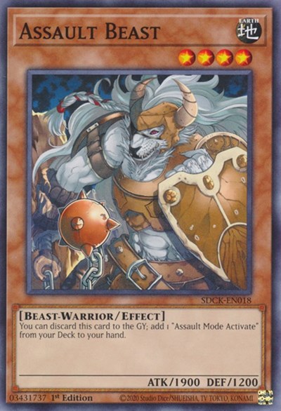 Assault Beast (SDCK-EN018) [Structure Deck: The Crimson King]