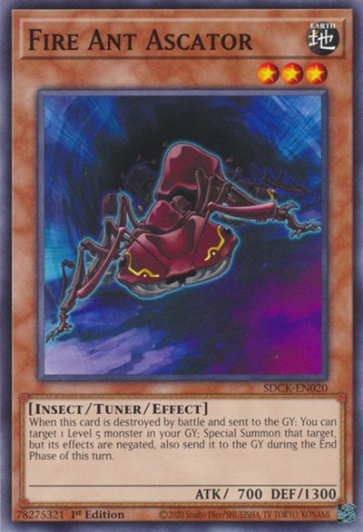 Fire Ant Ascator (SDCK-EN020) [Structure Deck: The Crimson King]