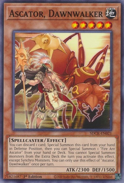 Ascator, Dawnwalker (SDCK-EN021) [Structure Deck: The Crimson King]