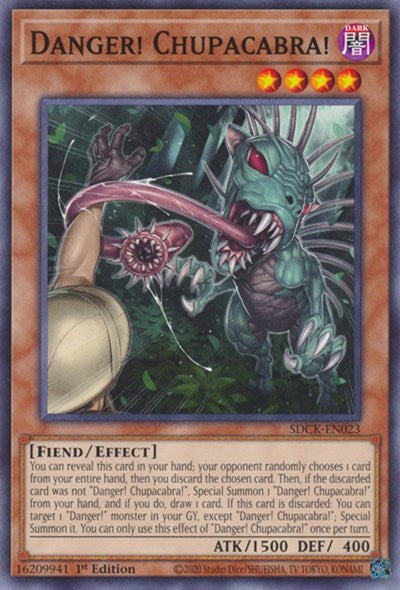 Danger! Chupacabra! (SDCK-EN023) [Structure Deck: The Crimson King]