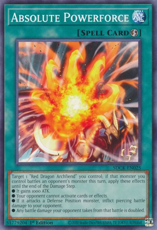 Absolute Powerforce (SDCK-EN025) [Structure Deck: The Crimson King]