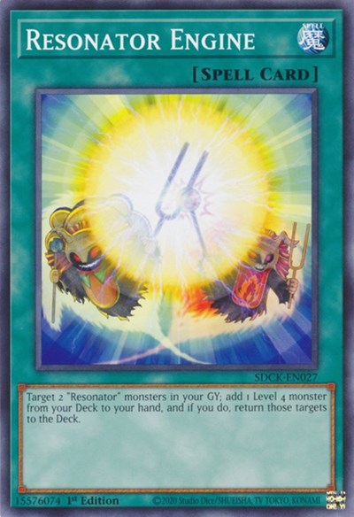 Resonator Engine (SDCK-EN027) [Structure Deck: The Crimson King]