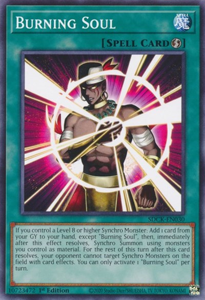 Burning Soul (SDCK-EN030) [Structure Deck: The Crimson King]