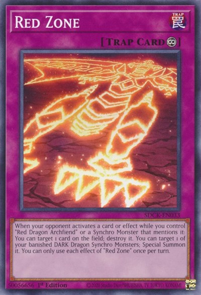 Red Zone (SDCK-EN033) [Structure Deck: The Crimson King]