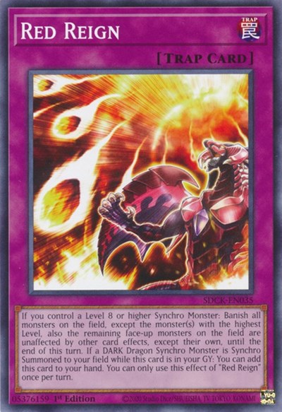 Red Reign (SDCK-EN035) [Structure Deck: The Crimson King]