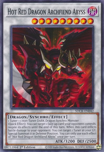 Hot Red Dragon Archfiend Abyss (SDCK-EN042) [Structure Deck: The Crimson King]