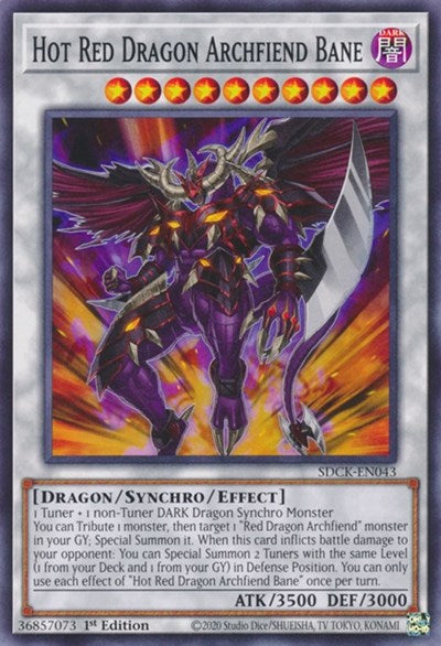Hot Red Dragon Archfiend Bane (SDCK-EN043) [Structure Deck: The Crimson King]
