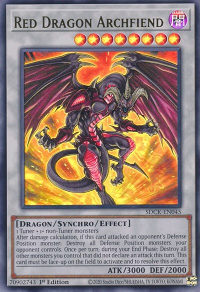 Red Dragon Archfiend (SDCK-EN045) [Structure Deck: The Crimson King]